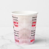 ハッピーイースター | イエス様は教会に昇った 紙コップ (右)