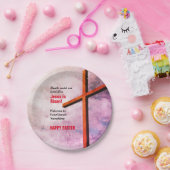 ハッピーイースター | イエズスが復活した教会のパーティー ペーパープレート (パーティー)