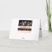 ハッピーイースター!イースターおもしろいグリーティングカード シーズンカード (裏面)