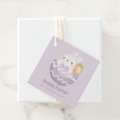 ハッピーイースター!イースターの卵の可愛いイースターバニー フェイバータグ (インサイチュ)