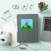 ハッピーイースター!イースターウサギ シール (iPadカバー)