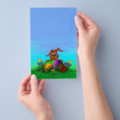 ハッピーイースター!イースターウサギ チラシ (ハンドル)