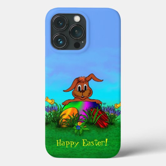 ハッピーイースター!イースターウサギ Case-Mate iPhoneケース (裏面)