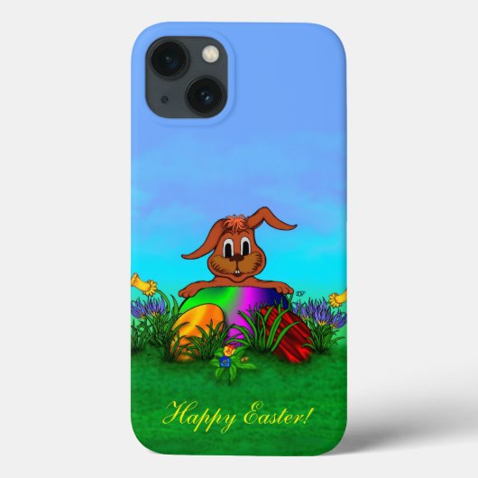 ハッピーイースター!イースターウサギ Case-Mate iPhoneケース (裏面)