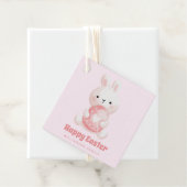 ハッピーイースター!イースターエッグのかわいいイースターバニー フェイバータグ (インサイチュ)