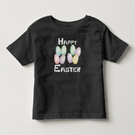 ハッピーイースター、イースターエッグハント トドラーTシャツ