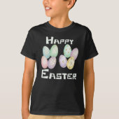ハッピーイースター、イースターエッグハント Tシャツ (正面)