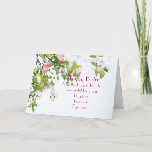"ハッピーイースター"イースターノートカード ノートカード (正面)