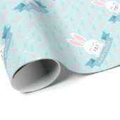 ハッピーイースター、イースターバニーズラッピング紙 ラッピングペーパー (ロールコーナー)