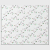 ハッピーイースター、イースターバニーズラッピング紙 ラッピングペーパー (フラット)