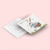 ハッピーイースター、イースターバニー歩くと卵 招待状