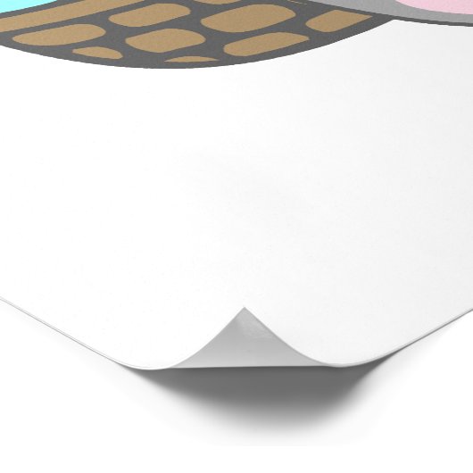 ハッピーイースター!イースターバニー ポスター (角)