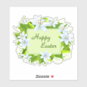 ハッピーイースター、イースターリリー シール (シート)