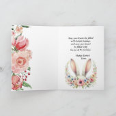 ハッピーイースター，イースター挨拶カード，イースター挨拶 シーズンカード (内部)