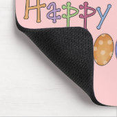 ハッピーイースター – イースター縁ど卵のティーとギフト マウスパッド (コーナー)