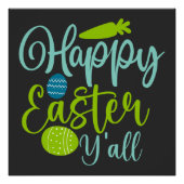 ハッピーイースター。イースター ポスター (正面)