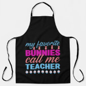 ハッピーイースター – ウサギ エプロン (正面)