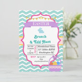 ハッピーイースター&エッグ狩りパーティの招待状 招待状 (スタンド正面)