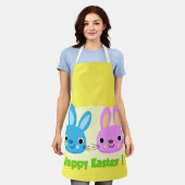 ハッピーイースター エプロン (着用した状態)