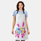 ハッピーイースター エプロン (着用した状態)