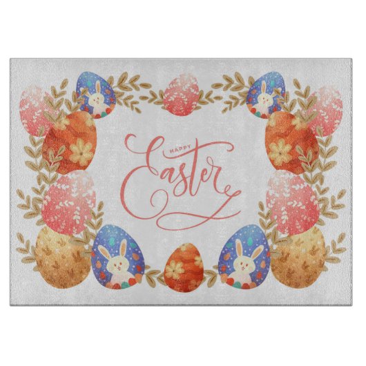 ハッピーイースター カッティングボード (正面)