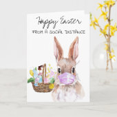 ハッピーイースター カード (黄色い花)