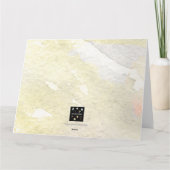 ハッピーイースター カード (裏面)