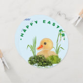 ハッピーイースター カード (正面/裏面インサイチュ)