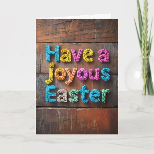 ハッピーイースター カード (正面)