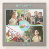 ハッピーイースター ガラスコースター (正面)