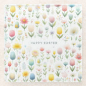 ハッピーイースター ガラスコースター (正面)