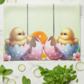 ハッピーイースター キッチンタオル (折り畳み)