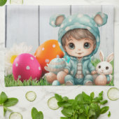 ハッピーイースター キッチンタオル (折り畳み)