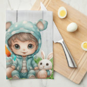 ハッピーイースター キッチンタオル (四つ折り)