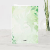 ハッピーイースター、キュート絵を描バニーのイースター卵 シーズンカード (裏面)