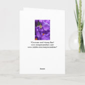 ハッピーイースター!クロシズとハチミツの蜂 シーズンカード (裏面)