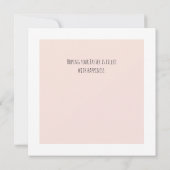 「ハッピーイースター」グリーティングカード 招待状 (裏面)