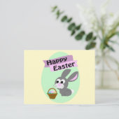 ハッピーイースター!グレイ・バニー シーズンポストカード (スタンド正面)