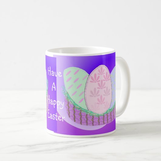 ハッピーイースター コーヒーマグカップ (正面右)