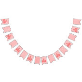 ハッピーイースター – コーラルイースターバニー バンティングフラッグ (全)