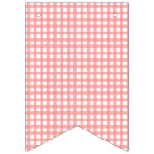 ハッピーイースター – コーラルイースターバニー バンティングフラッグ (第2の旗)