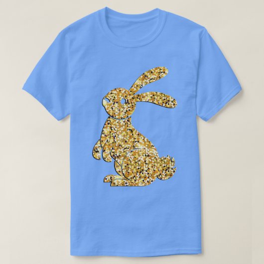 ハッピーイースター、ゴールデンバニー(2) Tシャツ (デザイン正面)