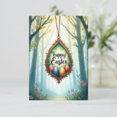 ハッピーイースター サンキューカード (スタンド正面)