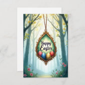 ハッピーイースター サンキューカード (正面/裏面)