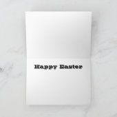 ハッピーイースター サンキューカード (内部)