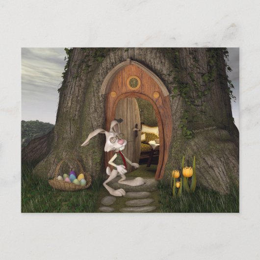 ハッピーイースター – ザラビットハウス ポストカード (正面)