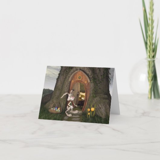 ハッピーイースター – ザラビットハウス 招待状 (正面)