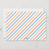 ハッピーイースター | シックなパステルファミリーフォト シーズンカード (裏面)