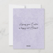 ハッピーイースター シーズンカード (裏面)