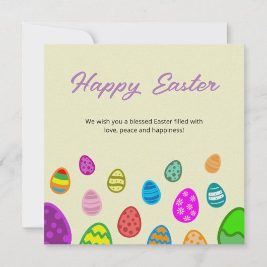 ハッピーイースター シーズンカード (正面)